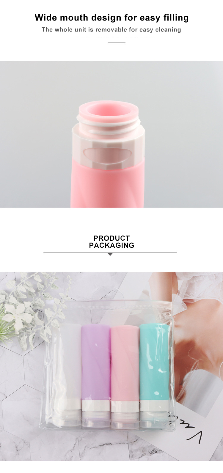 travel silicone bottle MFZ-N009