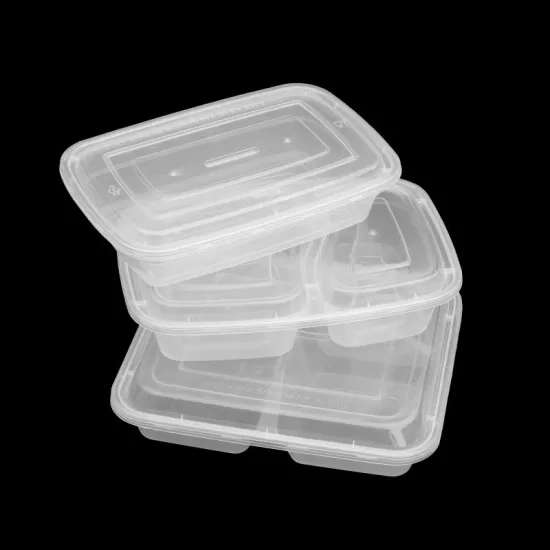 Takeaway Plastic Food Packaging Container with Lid