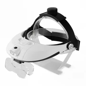 Customized Logo Lens LED Repair Helmet Headband Magnifying Glass VR Glasses