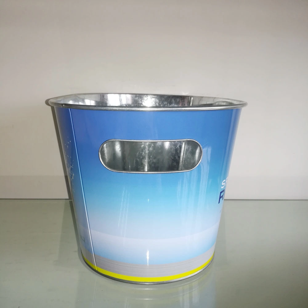 silver beer bucket
