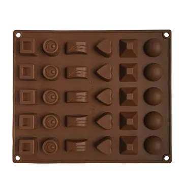 Flexible 30-Cavity chocolate silicone mould