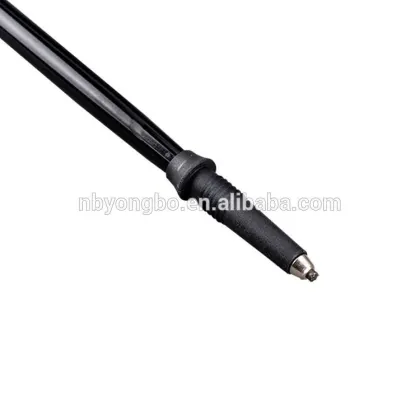 Aluminum collapsible pole hiking pole with antishock hiking walking stick