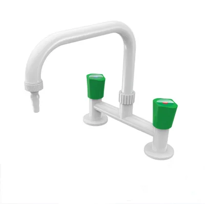 Lab Mixer Hot&Cold faucet White