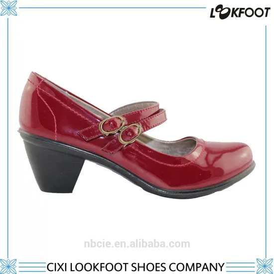 Hot sale patent pu elegant girls wholesale high heel shoes