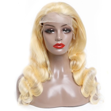 613 ombre blond dark brown honey roots straight virgin indian brazilian human hair transparent frontal full lace wigs
