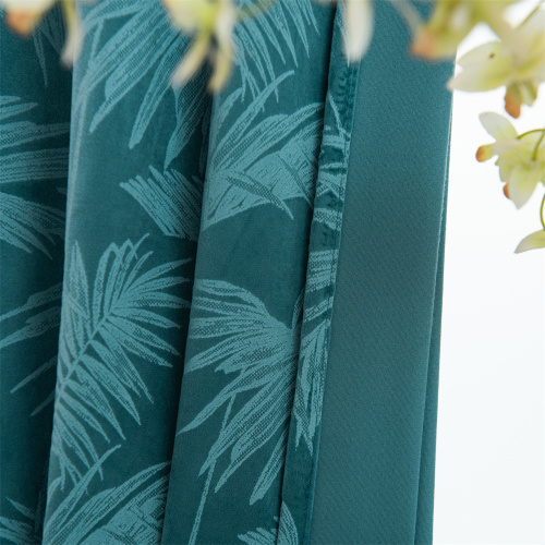 Home Textile Wrinkle Resistant Glue Embossing Velvet Fabric