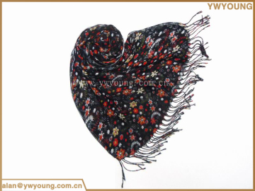 Wholesale Bamboo Scarf Of Frayed Edges