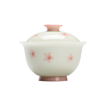 Factory Direct Artisanal Ceramic Tea Set with Traditional Motif
