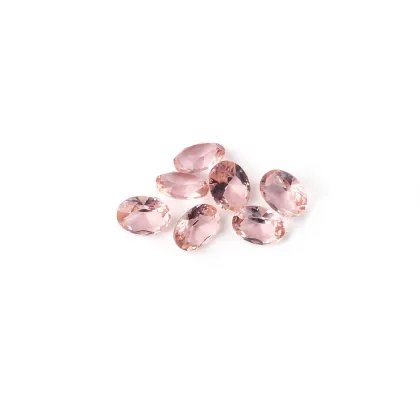 Round Cut Morgan Pink Color Gems Loose Gemstone