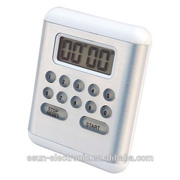 Classical stainless steel digital countdown kitchen timer/Promotional gift