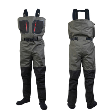Custom Nylon Waterproof Fishing Waders with Boots for Hunting and Fly Fishing