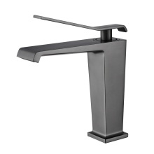 Waterfall Deck Mounted Single Handle Basin Faucet