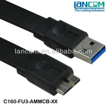 Hot Selling High Quality Flat USB 3.0 CABLE AM / Micro B