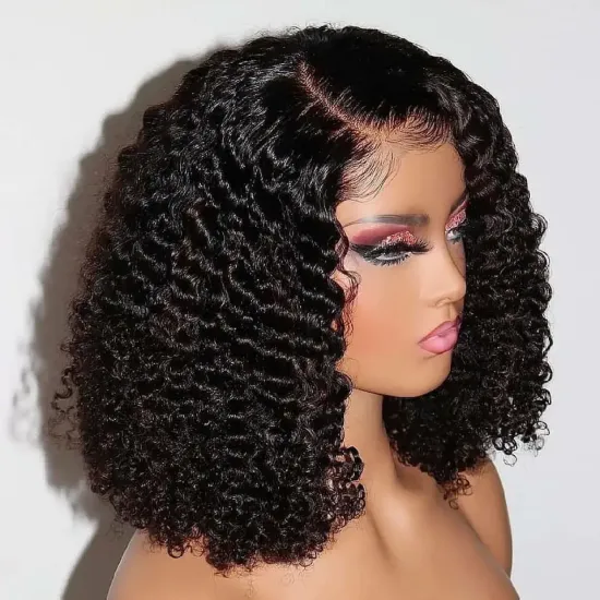 Wholesale Cuticle Aligned Human Hair HD Lace Wigs for Black Women - Pixie Cut