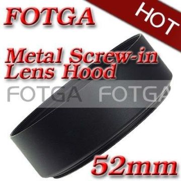 Fotga Screw Mount 52mm Metal Slr Camera Lens Hood For Canon Nikon Lens And Filter Thread