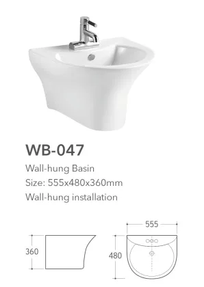 wall hung basin homebase ireland installation