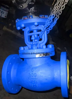 Ansi bellows seal globe valve,300LB,RF,DN150