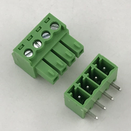 3.81mm pitch PCB fixed pluggable terminal block