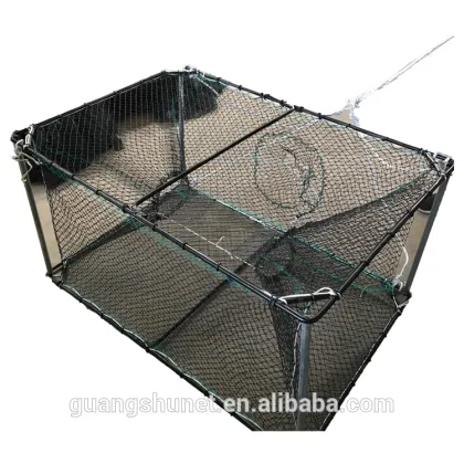 Green Foldable Crab Pot Trap