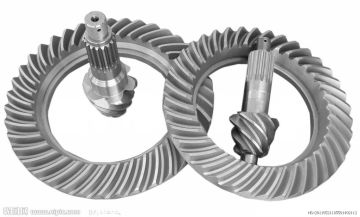 Starter memandu Gear kuprum dan aluminium Lingkaran Serong roda Salutan serbuk