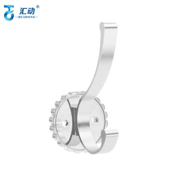 Modern Minimalist Space Aluminum Single Coat Hook for Black Porch, Bathroom, or Wall Mounting; Also Available in Gold Cabinet Hook and Shoe Cabinet