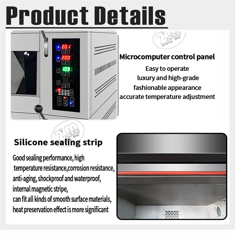 Direct Sales 3 Deck 6 Trays Bread Pizza Oven Equipment