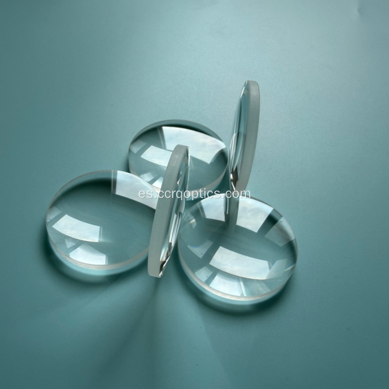Lentes biconvexas de sílice fundida UV