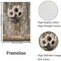 Rustic Farmhouse Sunflowers Wall Art