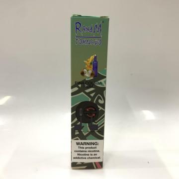 Mini-Größe 6000 Puffs 5% Nico-Zinkensalz 12ml E-Liquid-Einweg-E-Zigarette