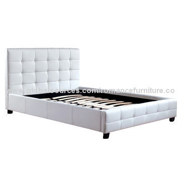 PU Leather Bed, UK and USA Size is Available, Modern Bedroom Furniture