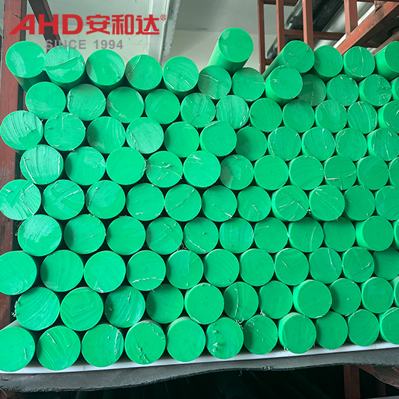 blue green hdpe rods