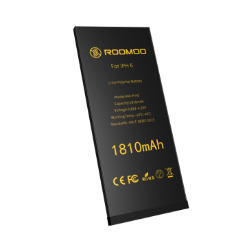 penggantian bateri telefon bimbit li ion 3.8v 1810mah untuk bateri telefon 6 6g