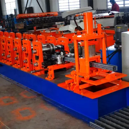 china supplier pallet good storage rack roff pillar roll former forming machine