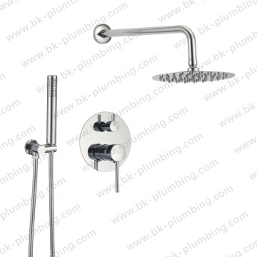 Newly Designed Chrome Polished Single Handle Rain Shower Spray Set for Bathroom