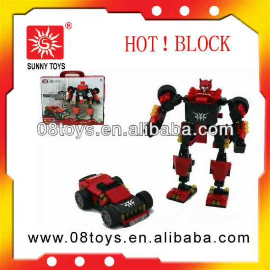 2 In 1 Newest Carton Robot Building Brick