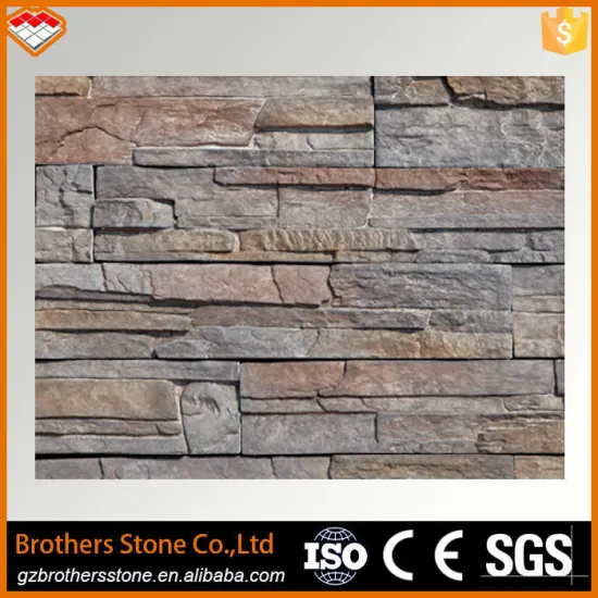 Factory price artificial ceramic stone for interior wall decoration