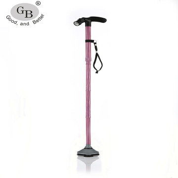 Factory wholesale price aluminum old man walking stick, trusty cane