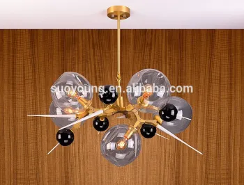 NEW Modern Living Room glass metal Pendant Hanging Lights MD8115-5