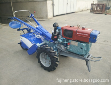Diesel Walking Tractor with Plough