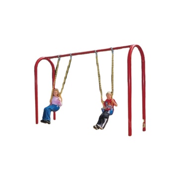 Outdoor Metal Swing Set for Kids - Good Selling Double Seat Equipment