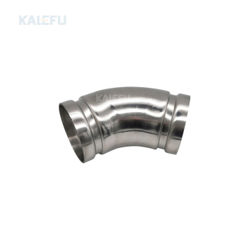 304 Roestvrij staal 45 graden Equal Elbow Pipe Fittingen: Rust-Resistent voor toepassingen voor warmwater