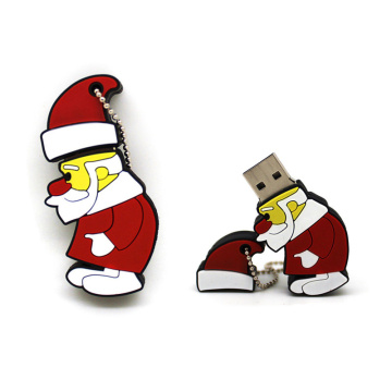 크리스마스 산타 클로스 모양의 USB 플래시 드라이브