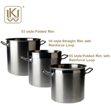 Stainless steel stock pot for stew