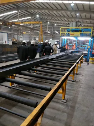 I /H beam welding line