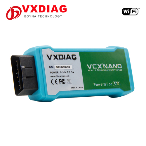 Allscanner VXDIAG VCX NANO Car engine ECU diagnostic interface for LandRover and for Jaguar via WIFI Connection