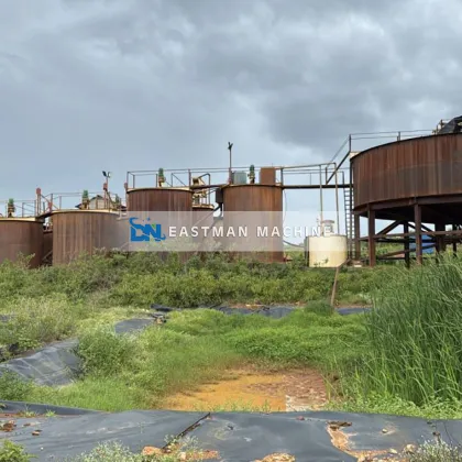 300TPD High Recovery CIP Gold Refinery Plant Price