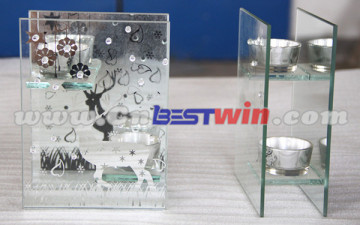 Glass candle holder for Wedding gift