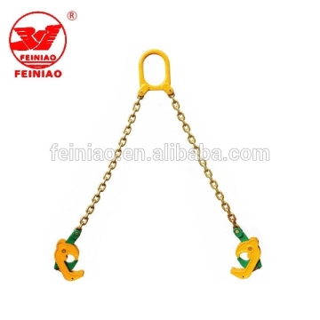 Steel Oil Drum Lifting Chain Sling With Clamp