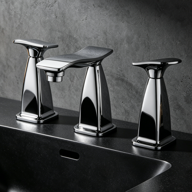 three hole basin tap