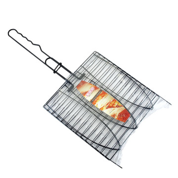 support de panier de poisson grill antiadhésif de haute qualité pour barbecue